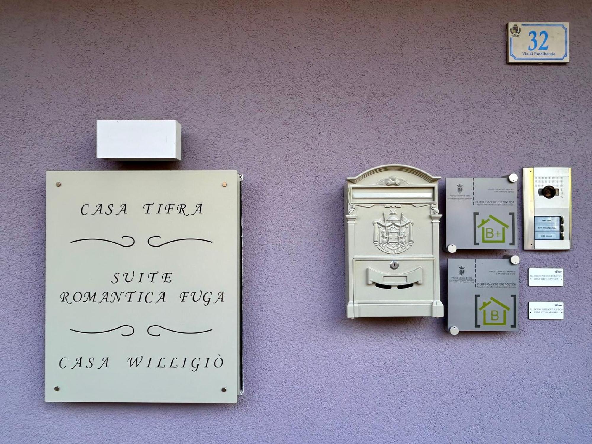 Casa Willigio Apartamento Roncone Exterior foto